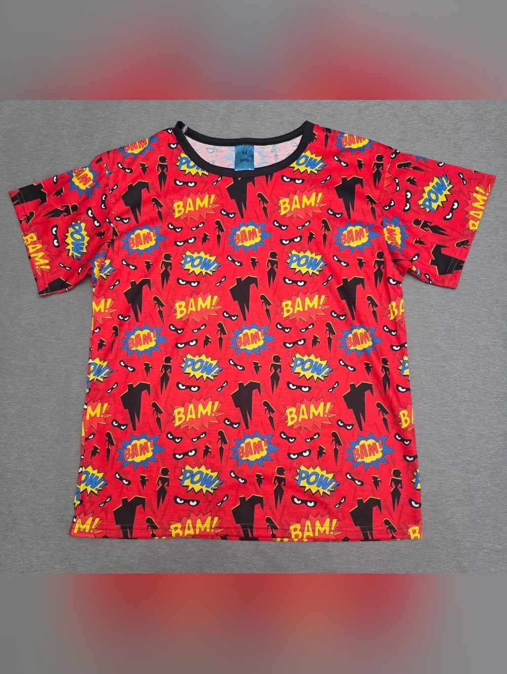 Disney Incredibles Comic-Print Red Tee